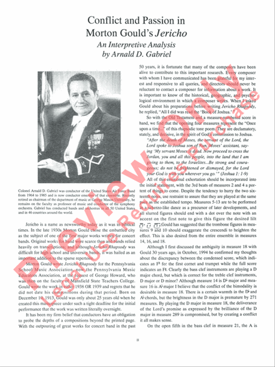 Jericho Concert Band scores gallery preview page 3