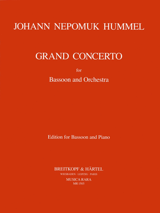 Book cover for Grand Concerto in F major