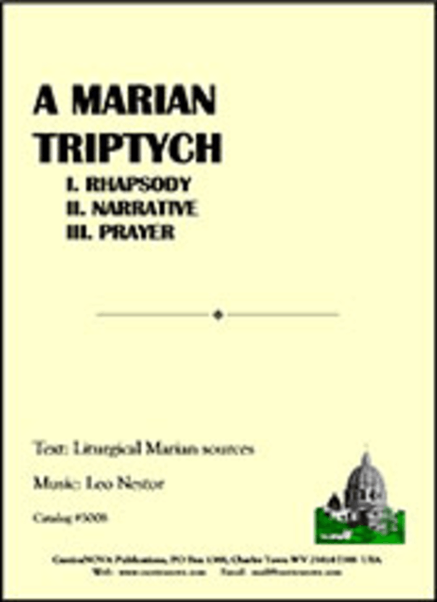 A Marian Tripych 4-Part scores gallery preview page 1