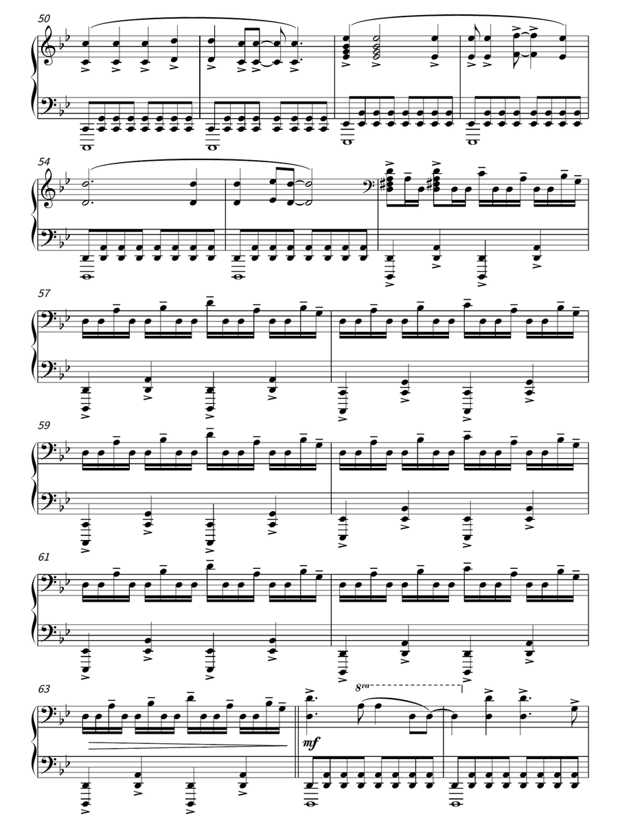 Deutschland,d-land Uber Alles Piano Solo scores gallery preview page 4