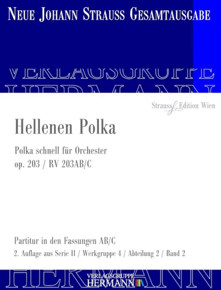 Hellenen Polka Op. 203 RV 203AB/C
