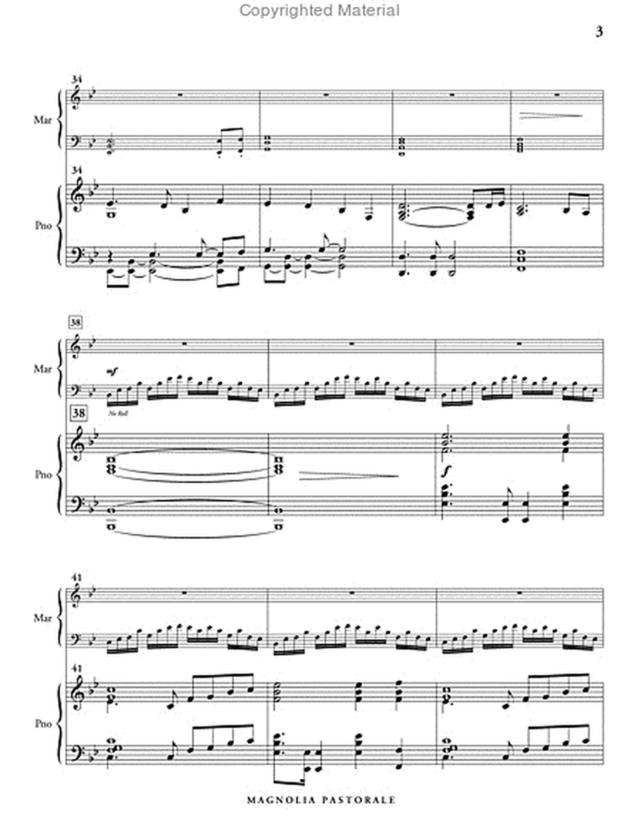 Magnolia Pastorale (score & 1 part)