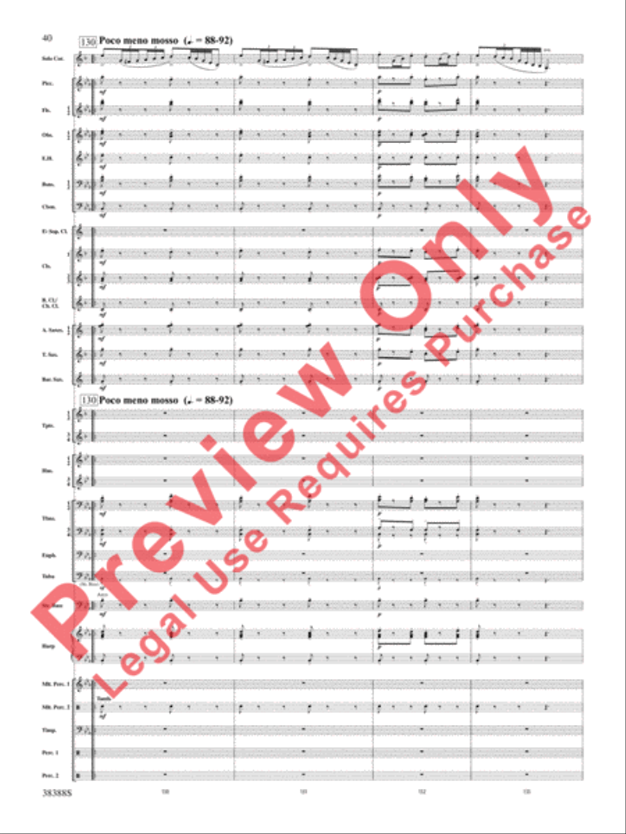 Napoli Napoli Concert Band scores gallery preview page 41