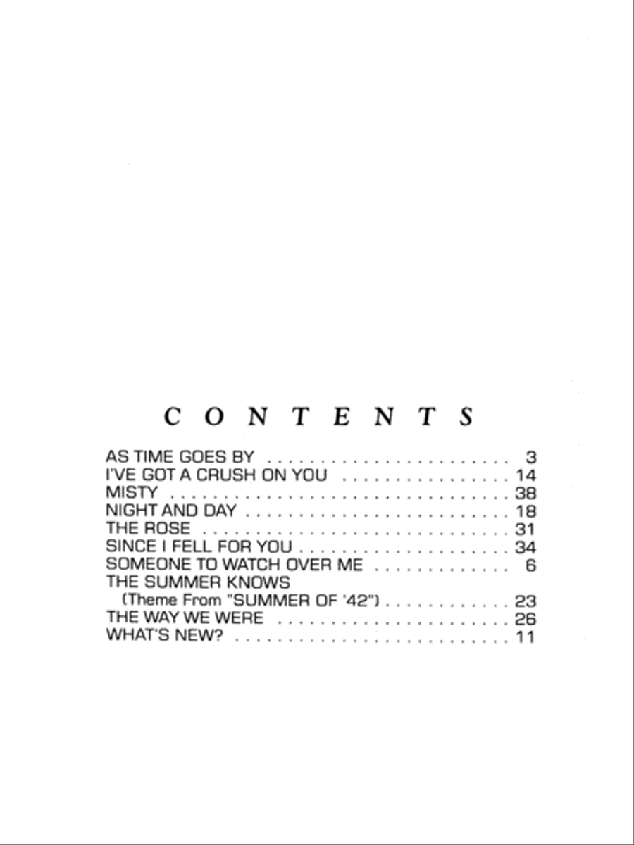 The Best in Standard Love Songs String Quartet scores gallery preview page 3