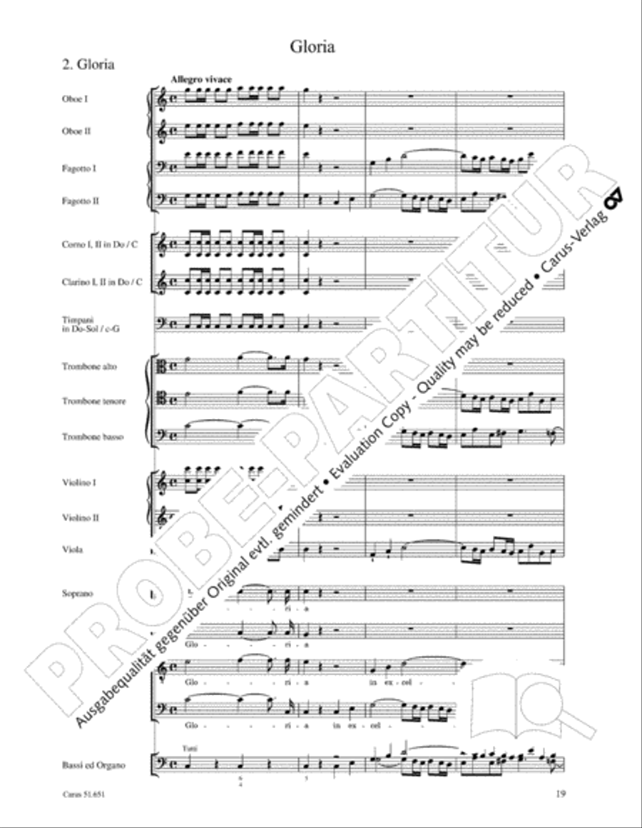 C Minor Mass, K. 427 (Missa in c KV 427) 4-Part scores gallery preview page 35