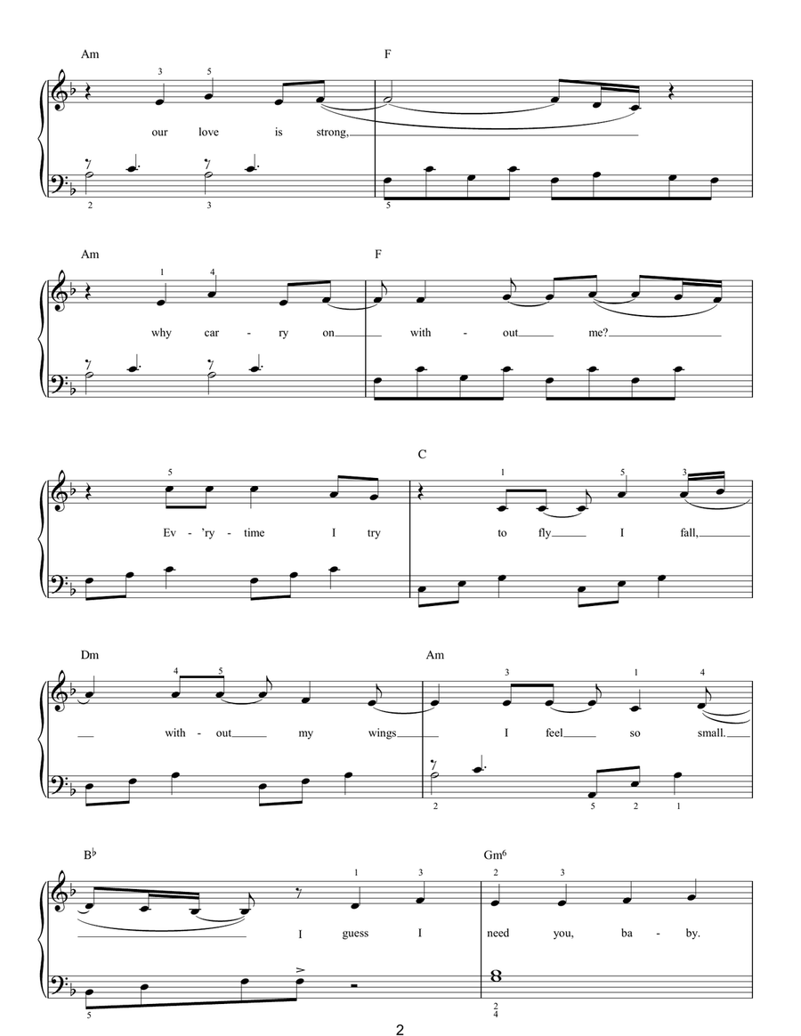 Everytime Easy Piano scores gallery preview page 2