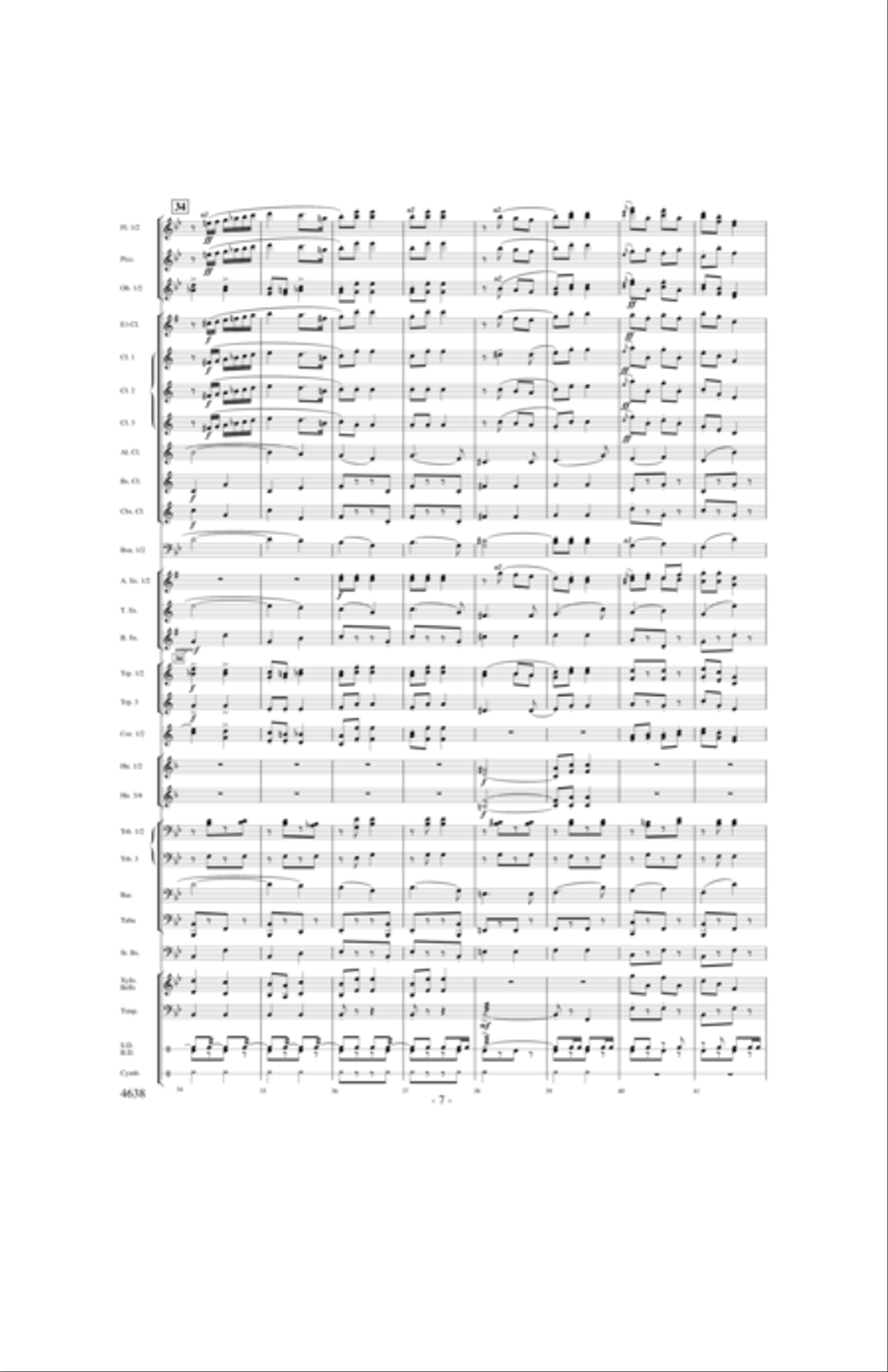 Clear Track Polka Concert Band scores gallery preview page 6