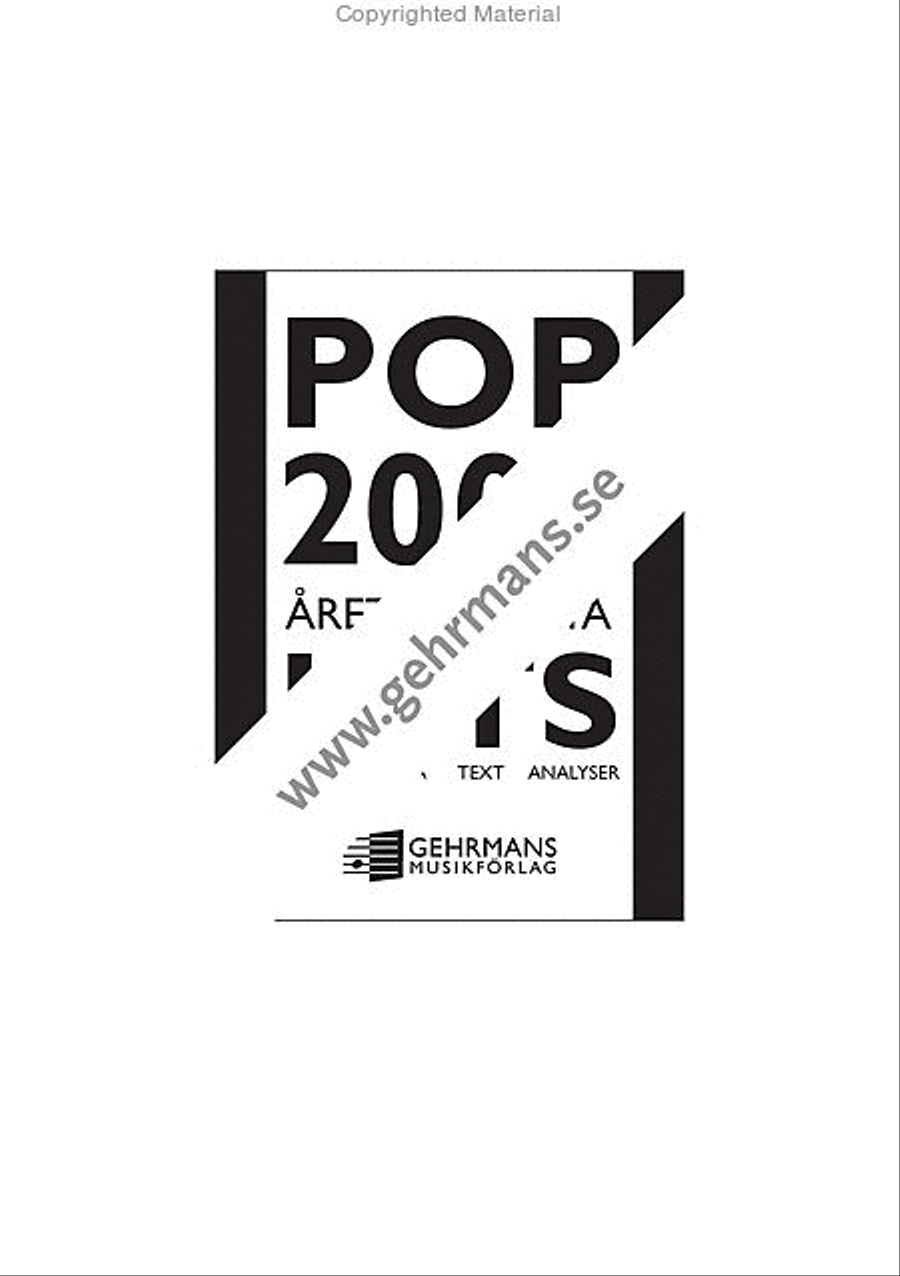 Pop 2005 Piano, Vocal, Guitar scores gallery preview page 2