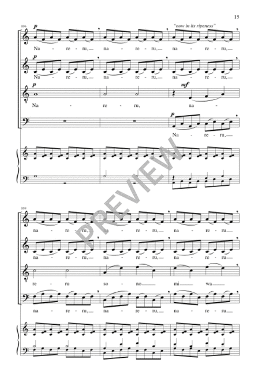 When Spring Is Born at Last 4-Part scores gallery preview page 15