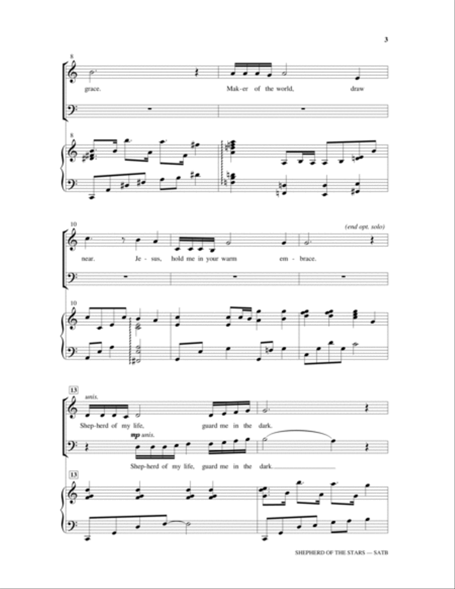 Shepherd Of The Stars 4-Part scores gallery preview page 2