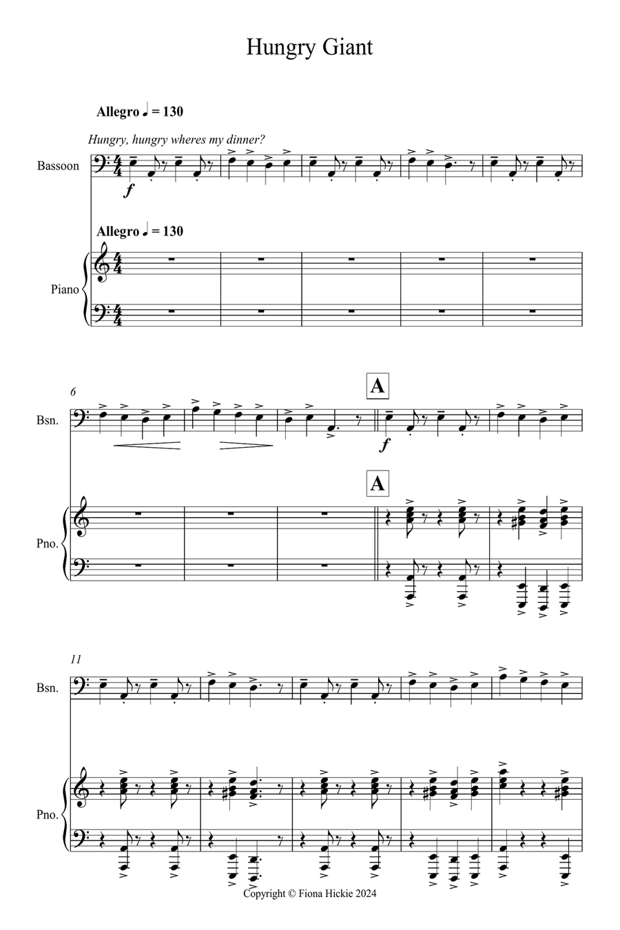 The Giant The Giant Bassoon scores gallery preview page 2