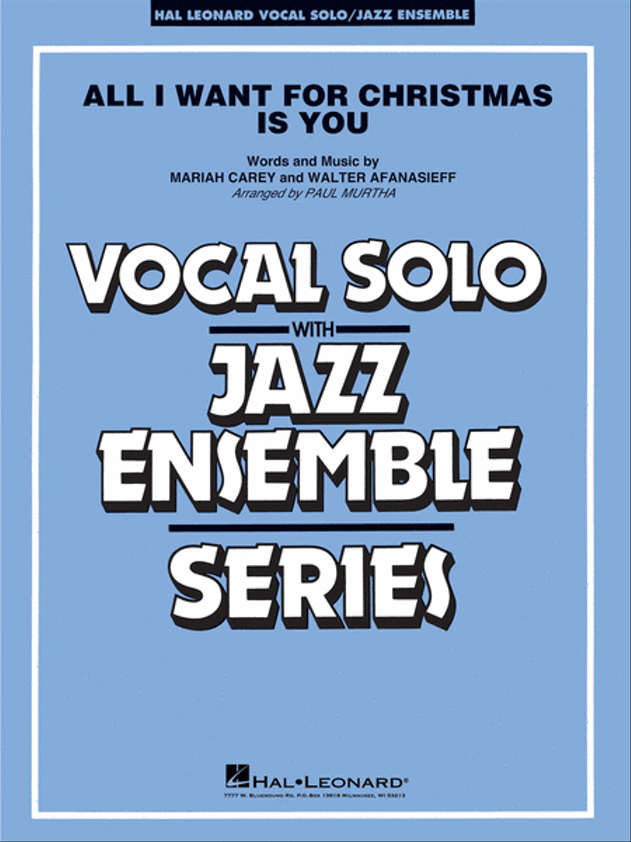All I Want for Christmas Is You Jazz Ensemble scores gallery preview page 1