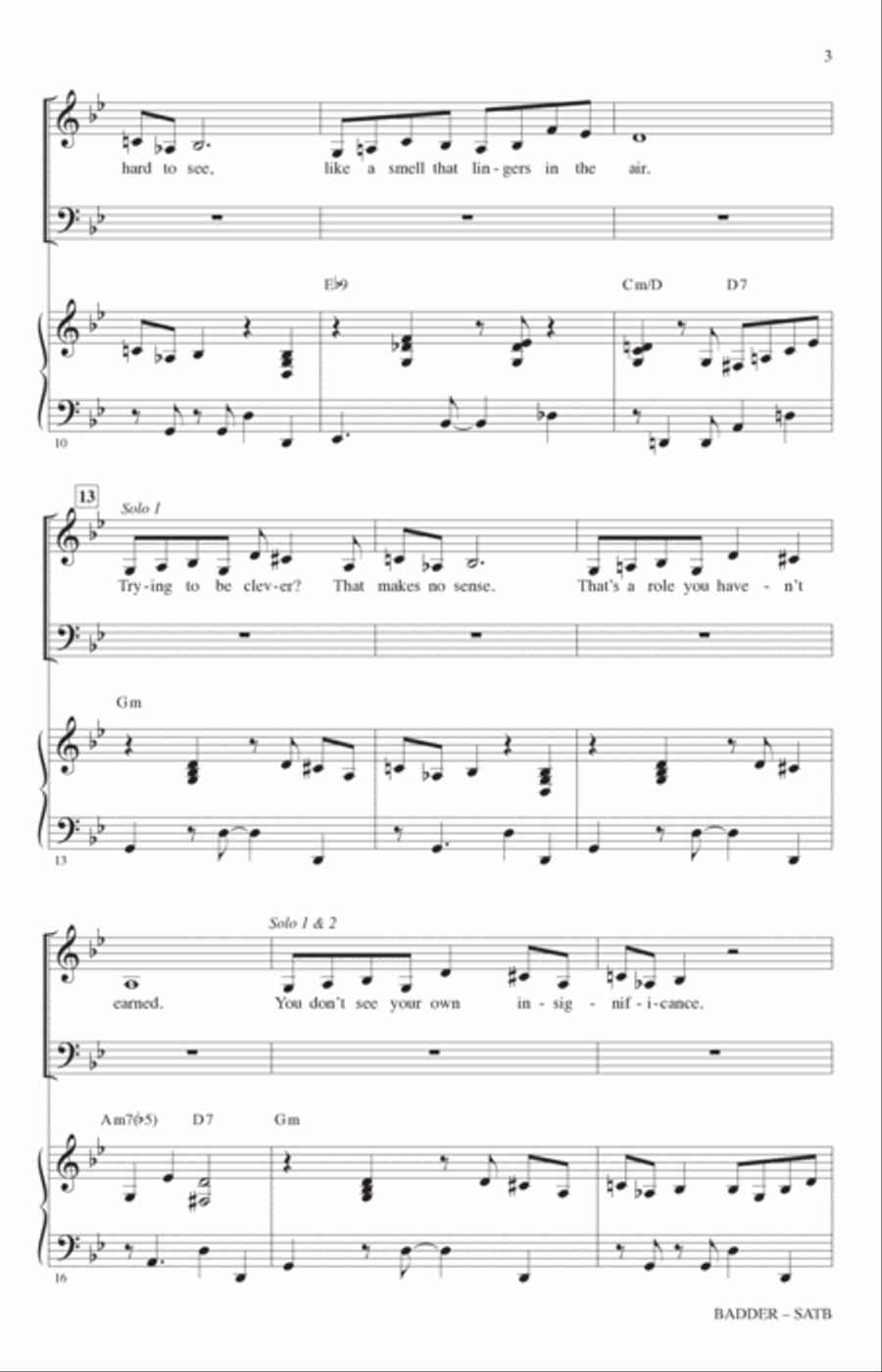 Badder (from Disenchanted) (arr. Mac Huff) 4-Part scores gallery preview page 2
