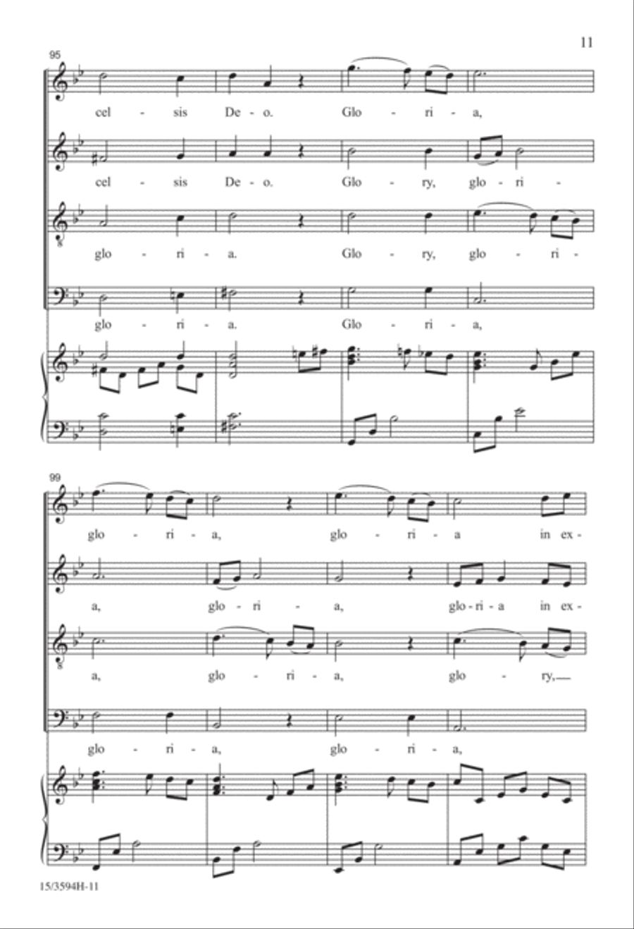 Ukrainian Bell Carol 4-Part scores gallery preview page 11