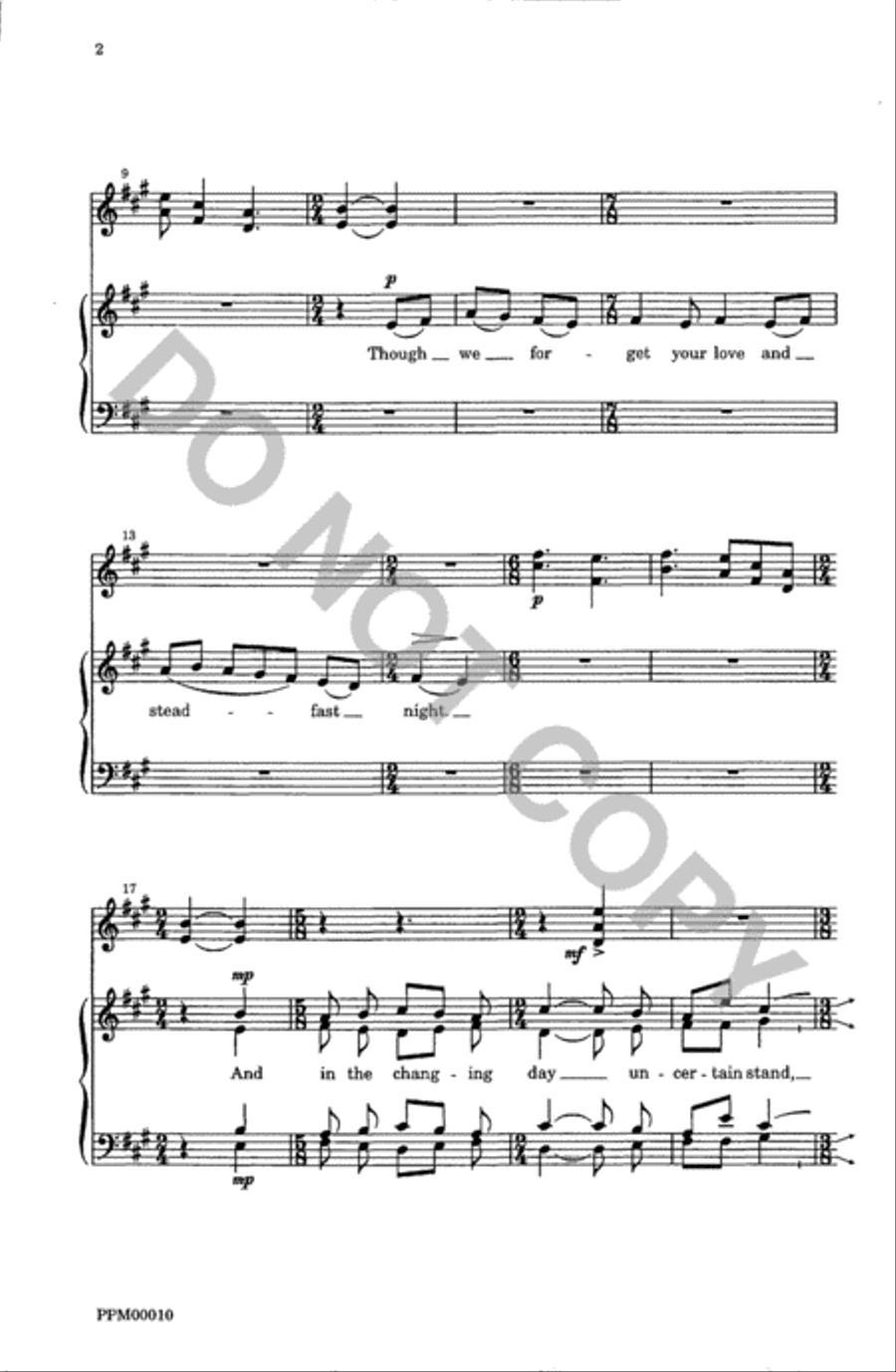 This World My God Is Held Within Your Hand 4-Part scores gallery preview page 3
