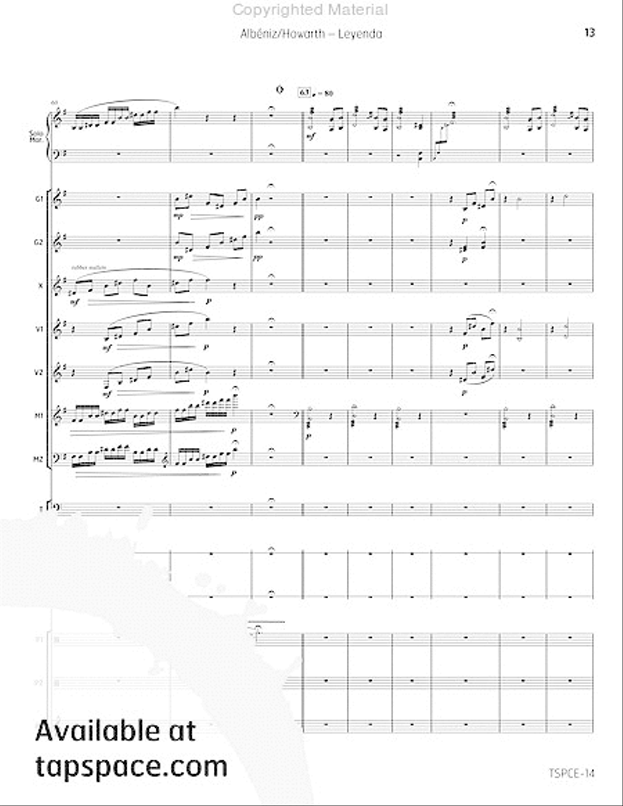 Leyenda Percussion Ensemble scores gallery preview page 16