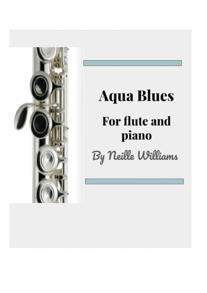 Aqua Blues for Flute and Piano image number null