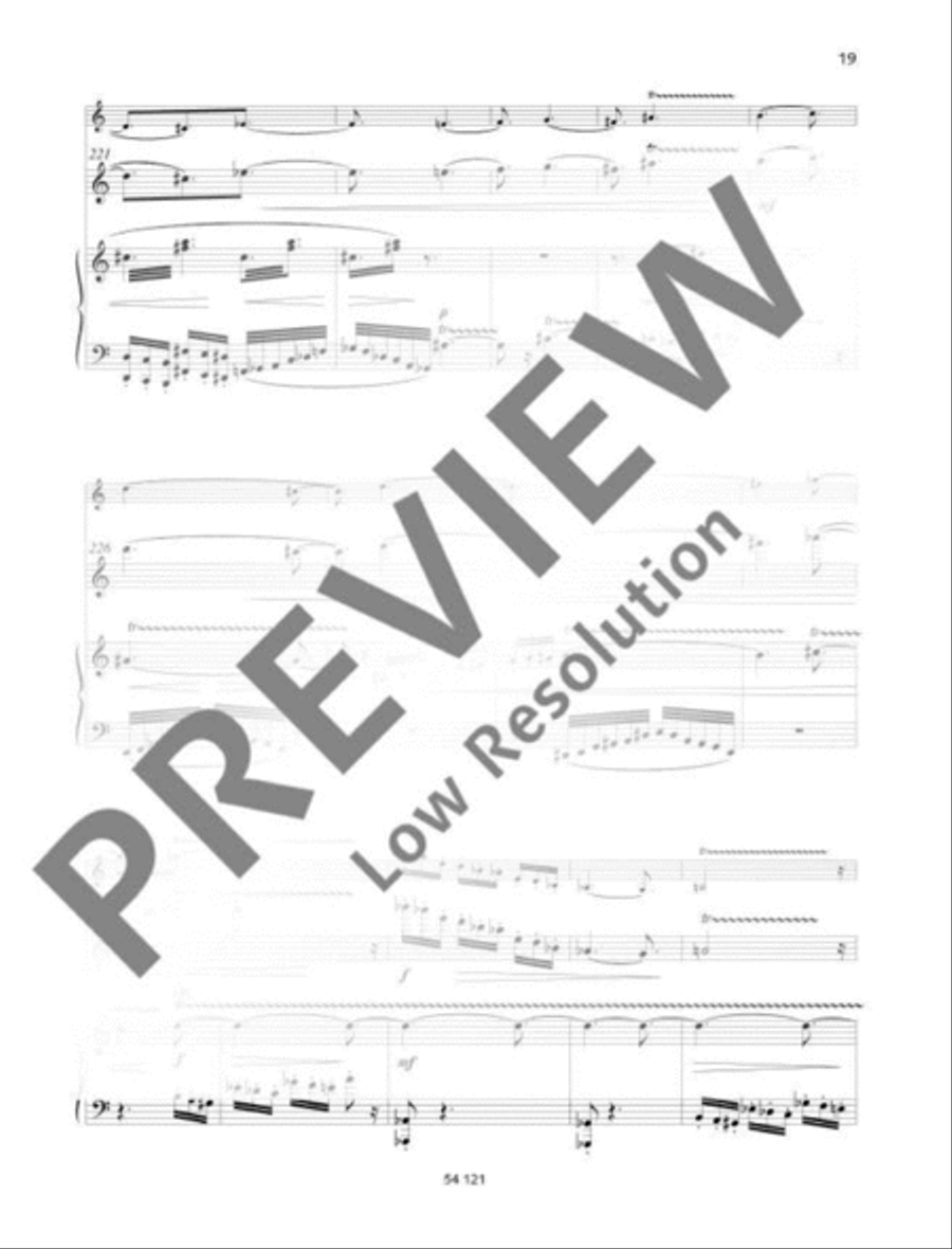 Concerto B-Flat Clarinet scores gallery preview page 20