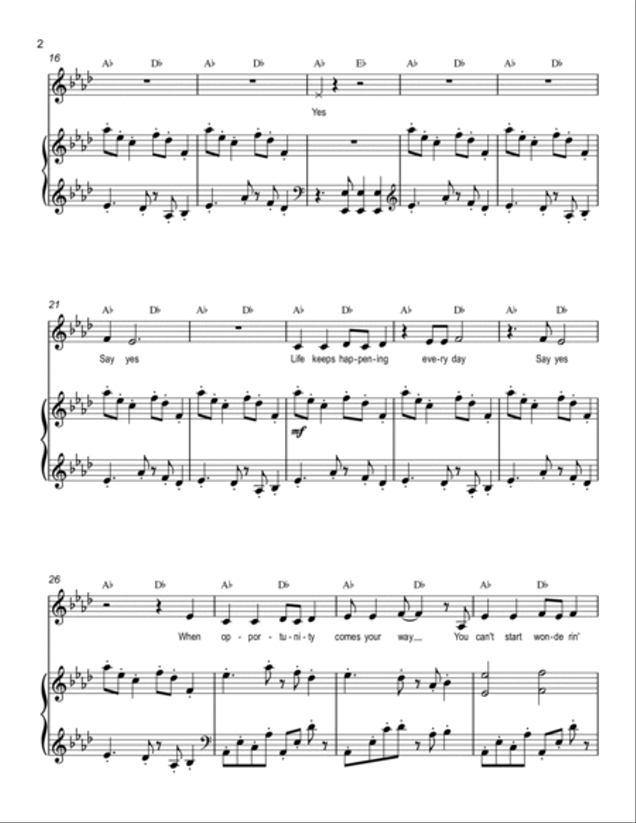 Yes Yes Voice scores gallery preview page 2
