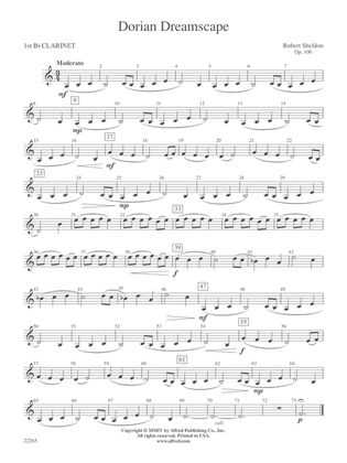 Dorian Dreamscape: 1st B-flat Clarinet