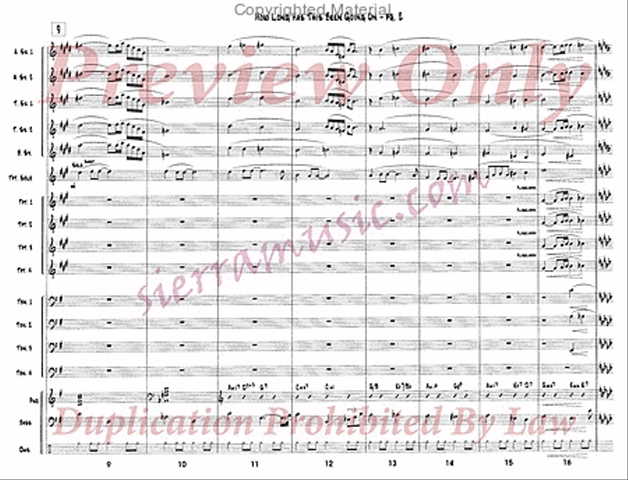 How Long Has This Been Going On Jazz Ensemble scores gallery preview page 3