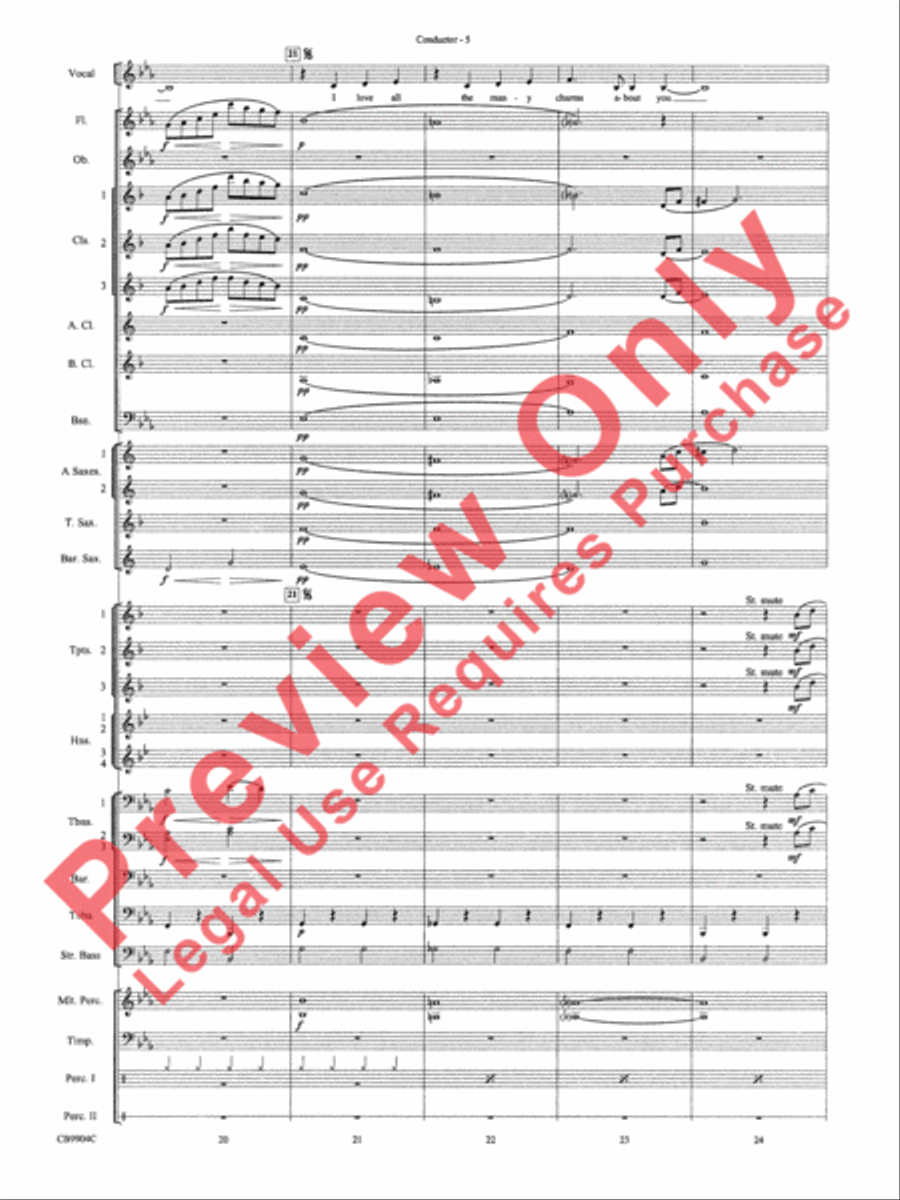 Embraceable You Embraceable You Concert Band scores gallery preview page 8