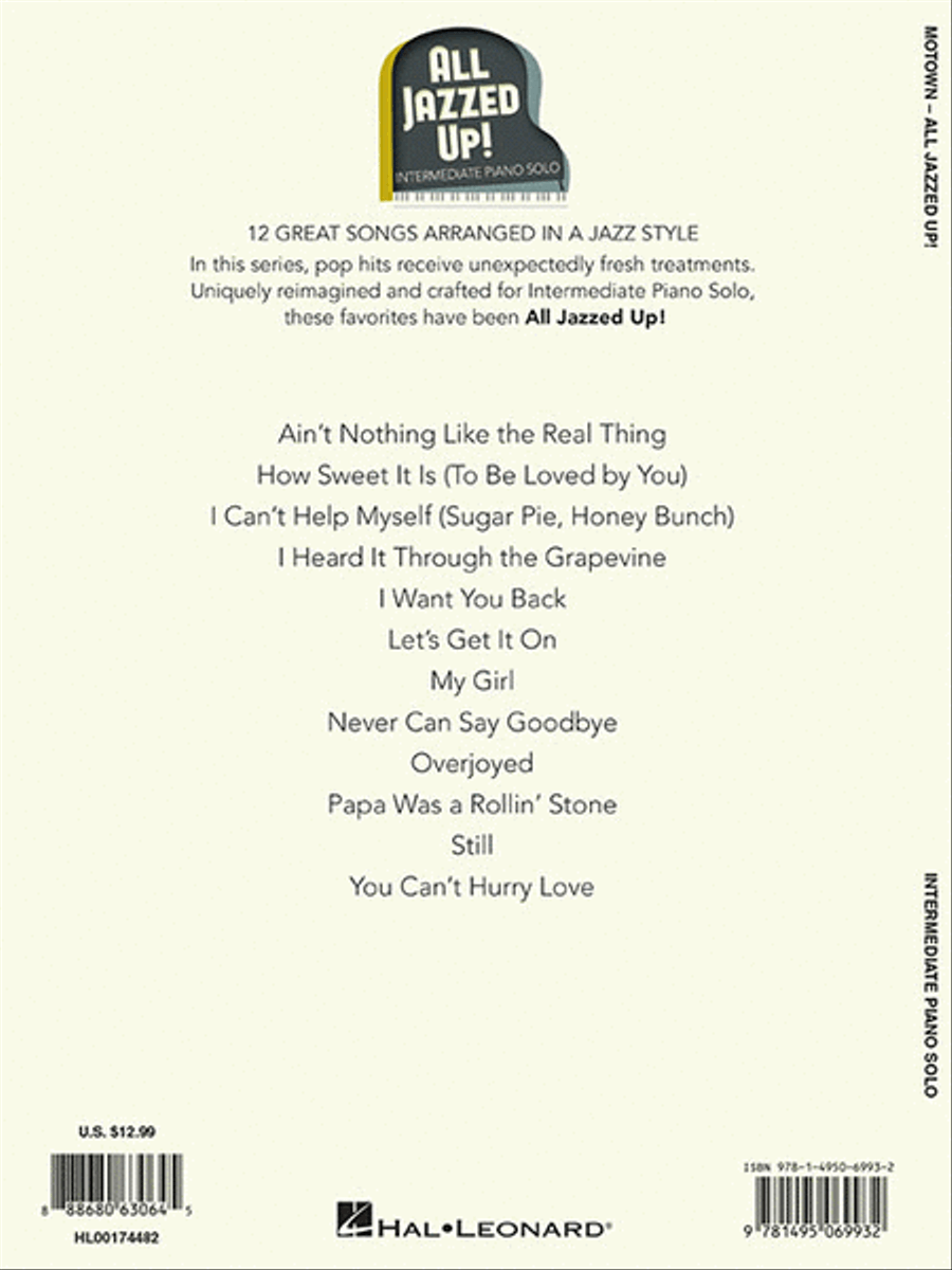 Motown - All Jazzed Up! Piano Solo scores gallery preview page 6