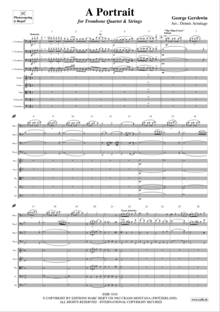 A Portrait Trombone Quartet scores gallery preview page 4