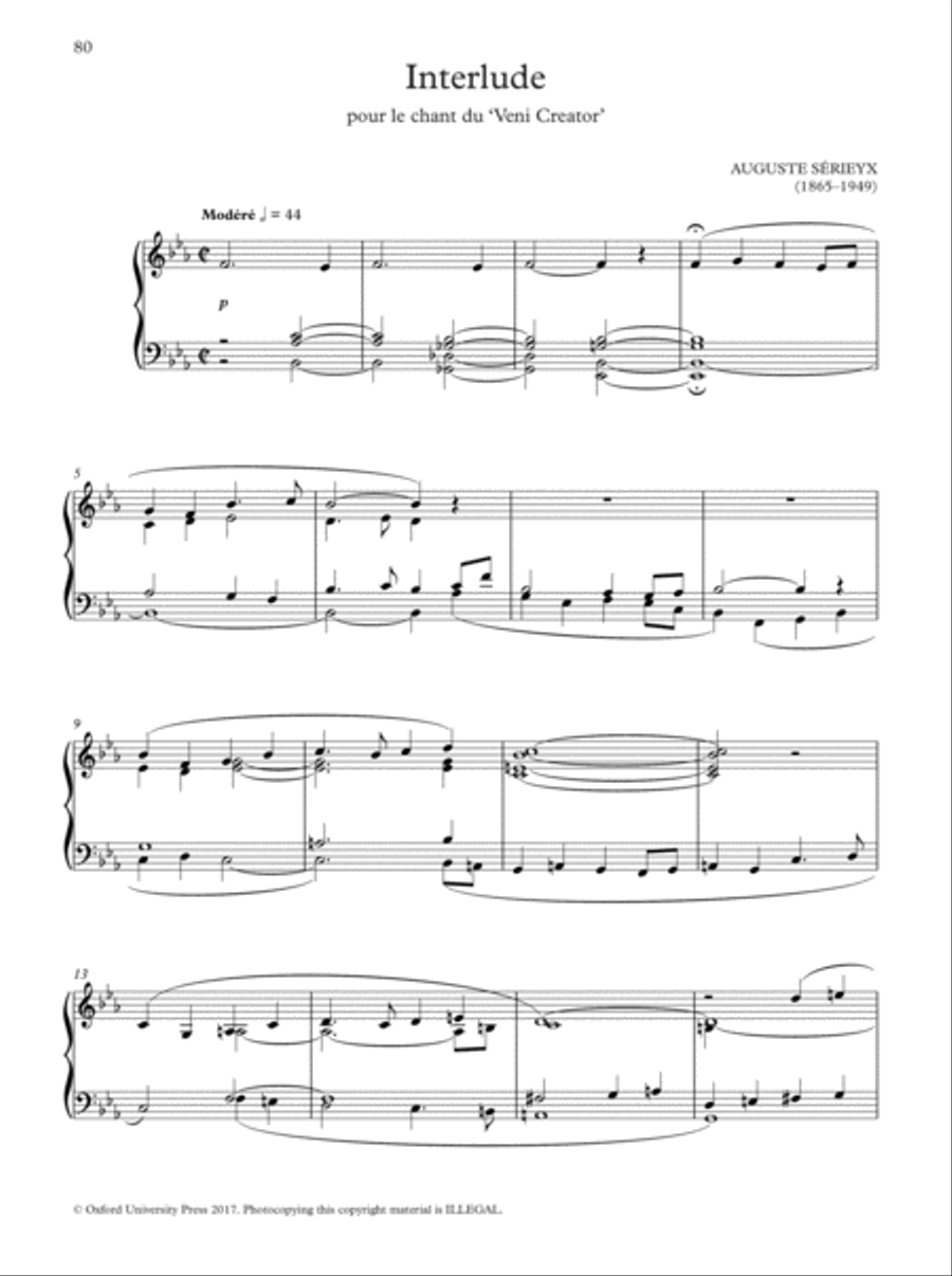 Oxford Book of Lent and Easter Organ Music for Manuals Organ Solo scores gallery preview page 80