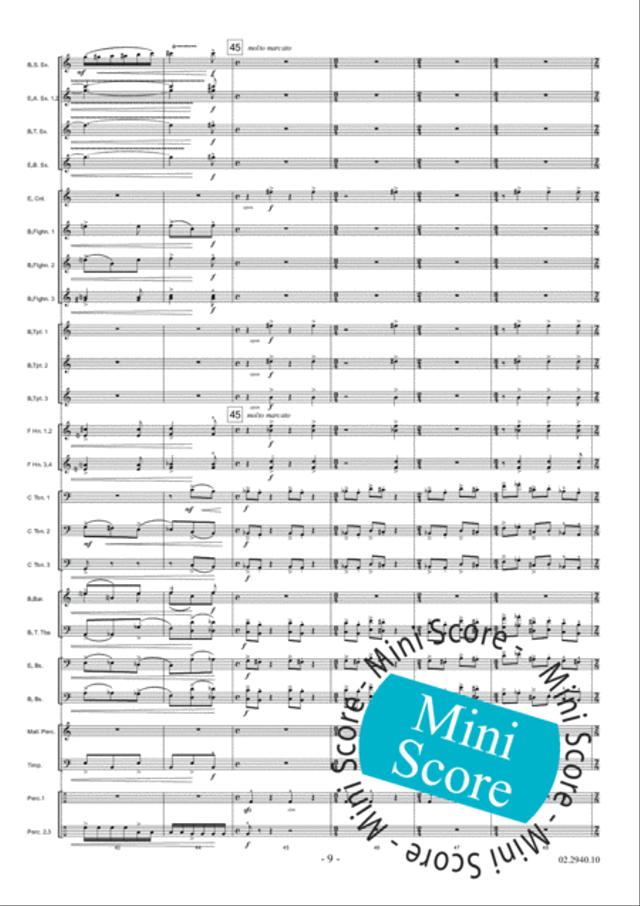 Aurora Fanfare Band scores gallery preview page 15