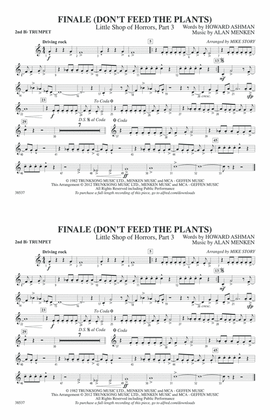 Finale (Don't Feed the Plants): 2nd B-flat Trumpet