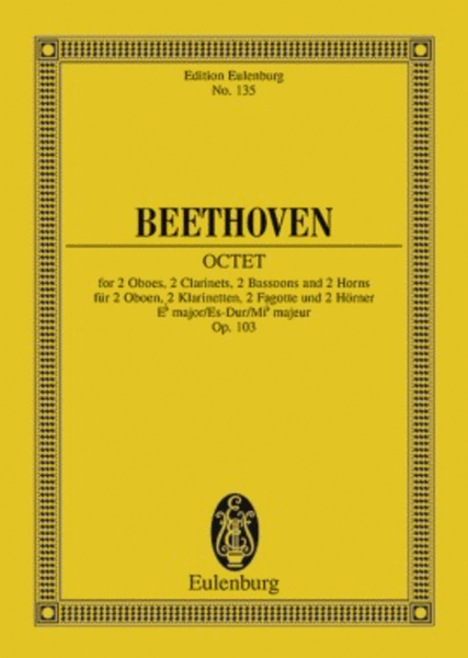 Octet Eb major op. 103