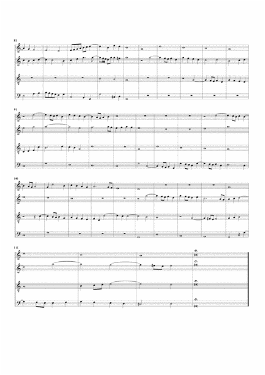 Ricercare no.10, FbWV 410 Recorder scores gallery preview page 4