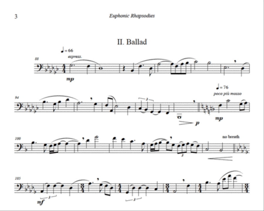 Escapade Escapade Alto Saxophone scores gallery preview page 3