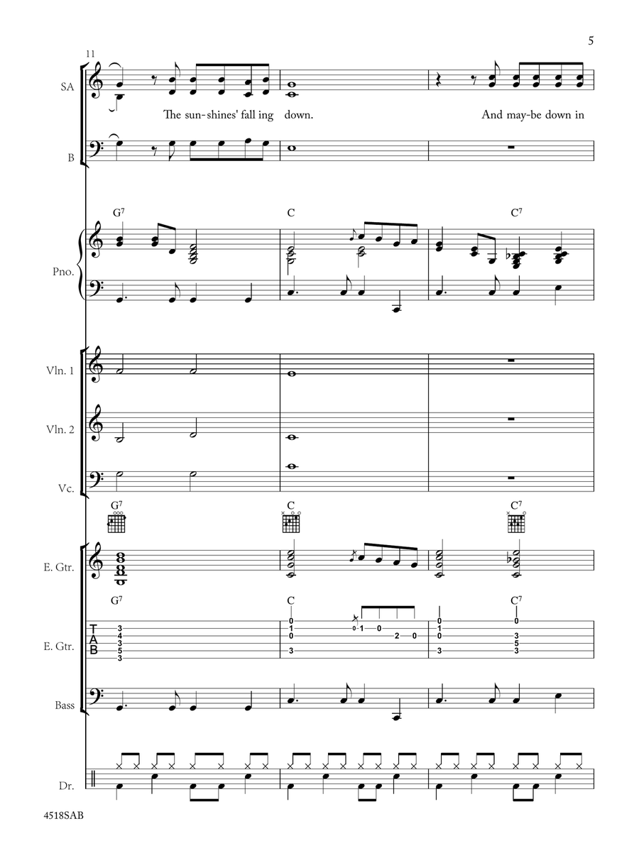 Christmas In Dixie 3-Part scores gallery preview page 5