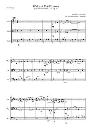 Waltz of The Flowers - from Nutcracker (P. I. Tchaikovsky) for String Trio