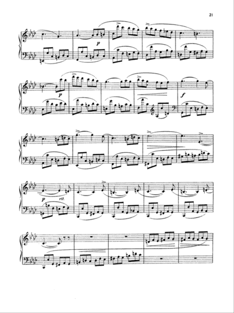 Arensky: Trois Esquisses, Op. 24 Piano Solo scores gallery preview page 2