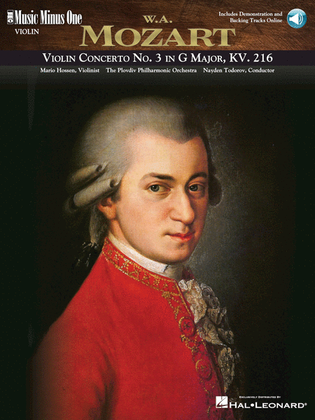Book cover for Mozart - Violin Concerto No. 3 in G Major, KV216
