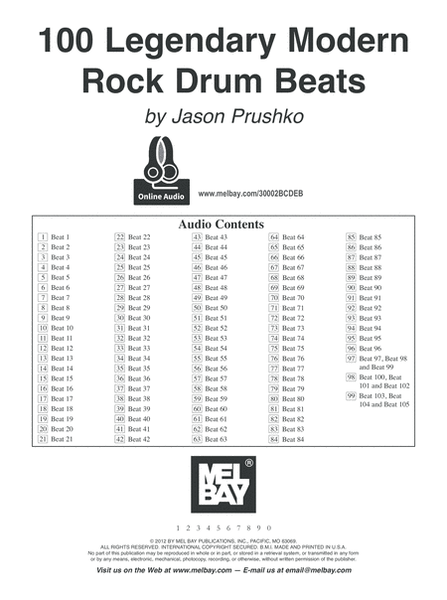 100 Legendary Modern Rock Drum Beats image number null