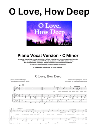 O Love, How Deep [C Minor]