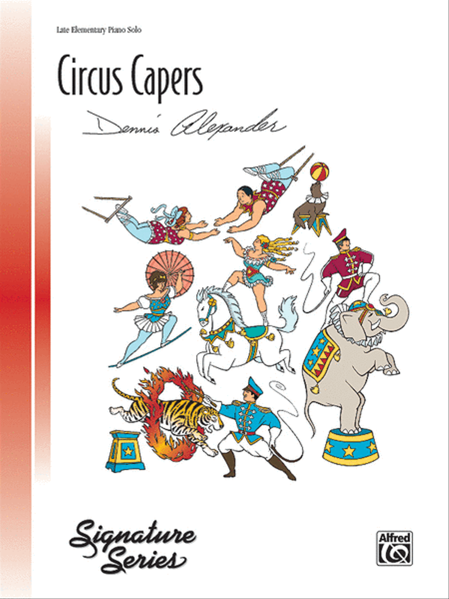 Circus Capers Easy Piano scores gallery preview page 1