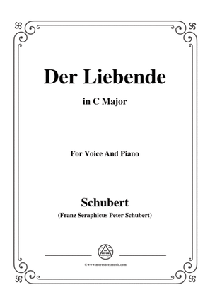 Schubert-Der Liebende,D.207,in C Major,for Voice and Piano