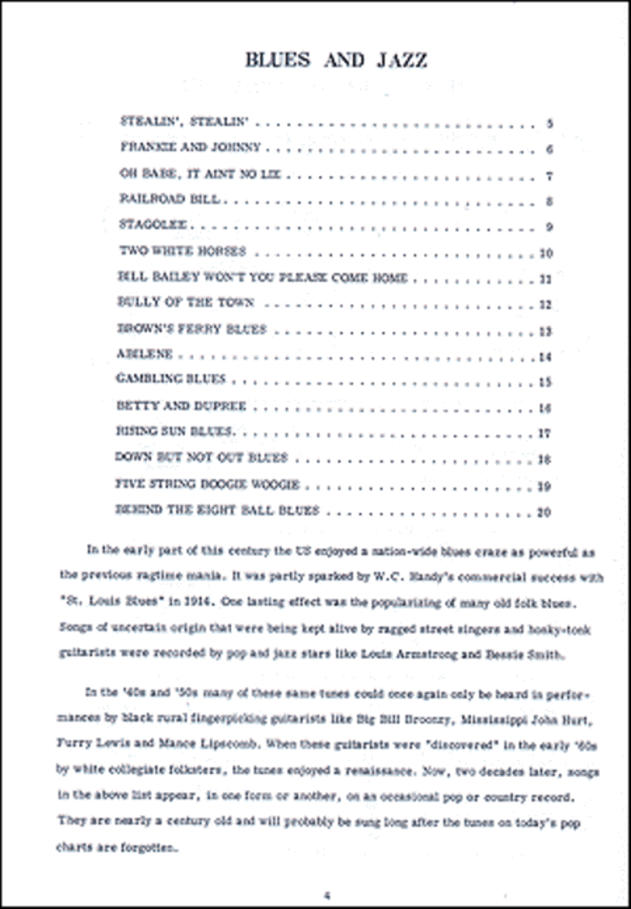 Ragtime, Blues & Jazz for Banjo 5-String Banjo scores gallery preview page 3