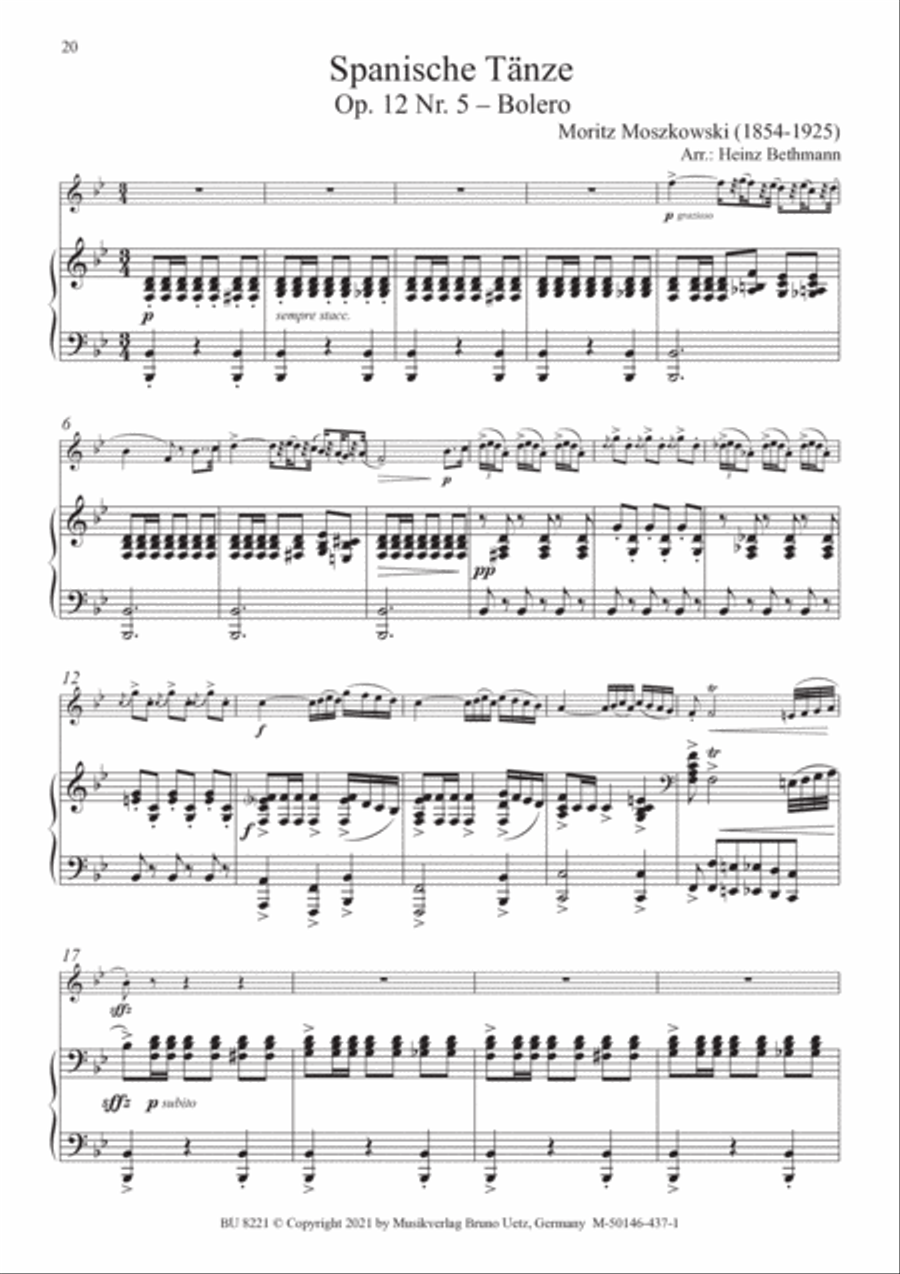 Spanish Dances Double Bass scores gallery preview page 7