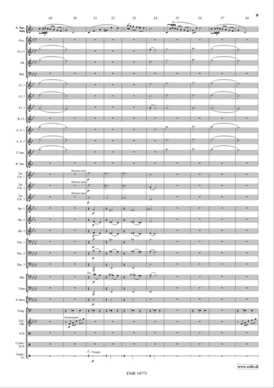 Concerto Piccolo Concerto Piccolo Concert Band scores gallery preview page 9