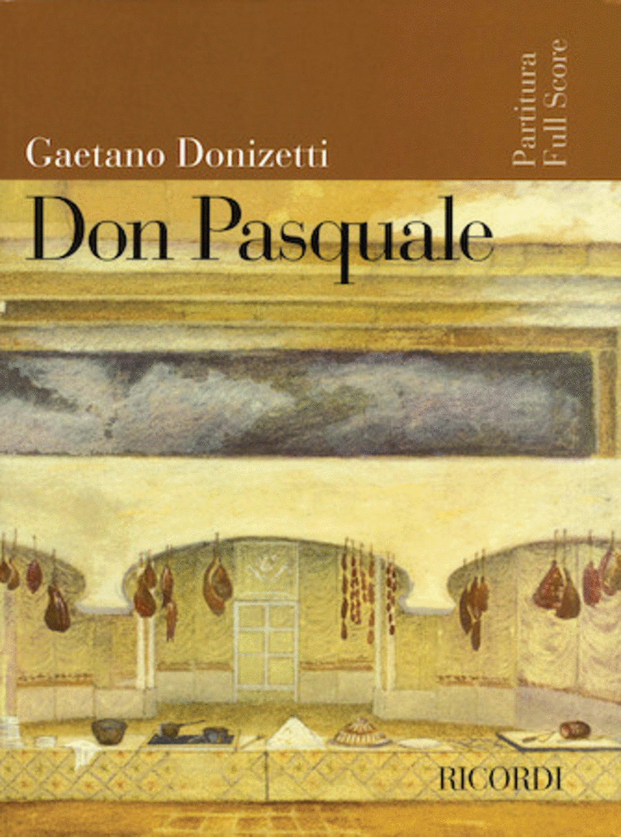 Don Pasquale Study Score scores gallery preview page 1