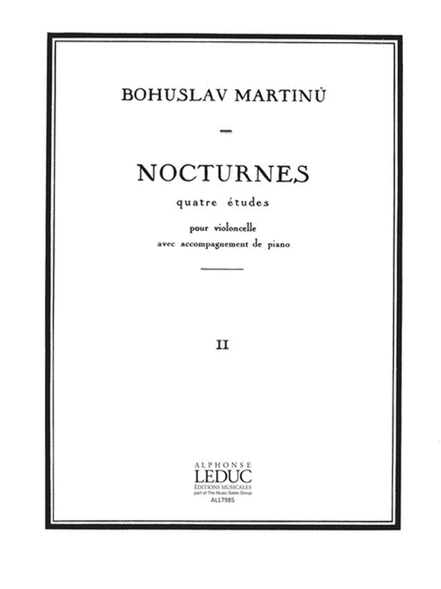 4 Nocturnes - H189, No. 2