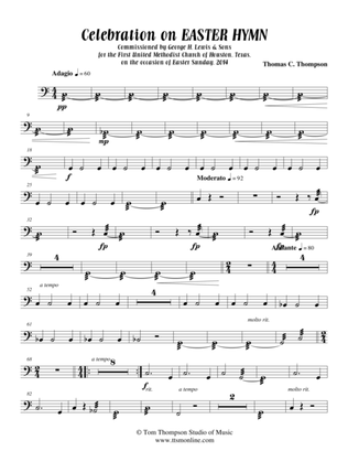 Celebration on EASTER HYMN (timpani score)