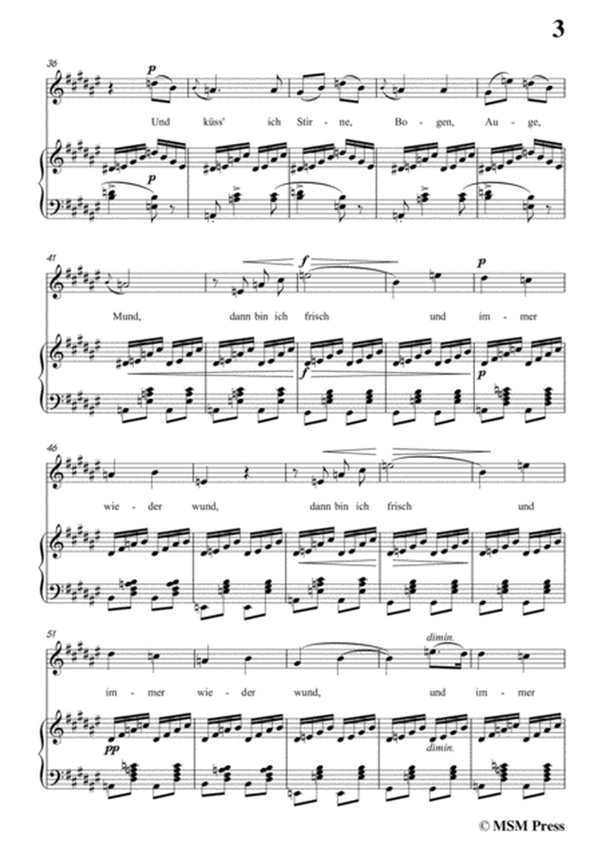 Schubert-Versunken,in F sharp Major,for Voice&Piano