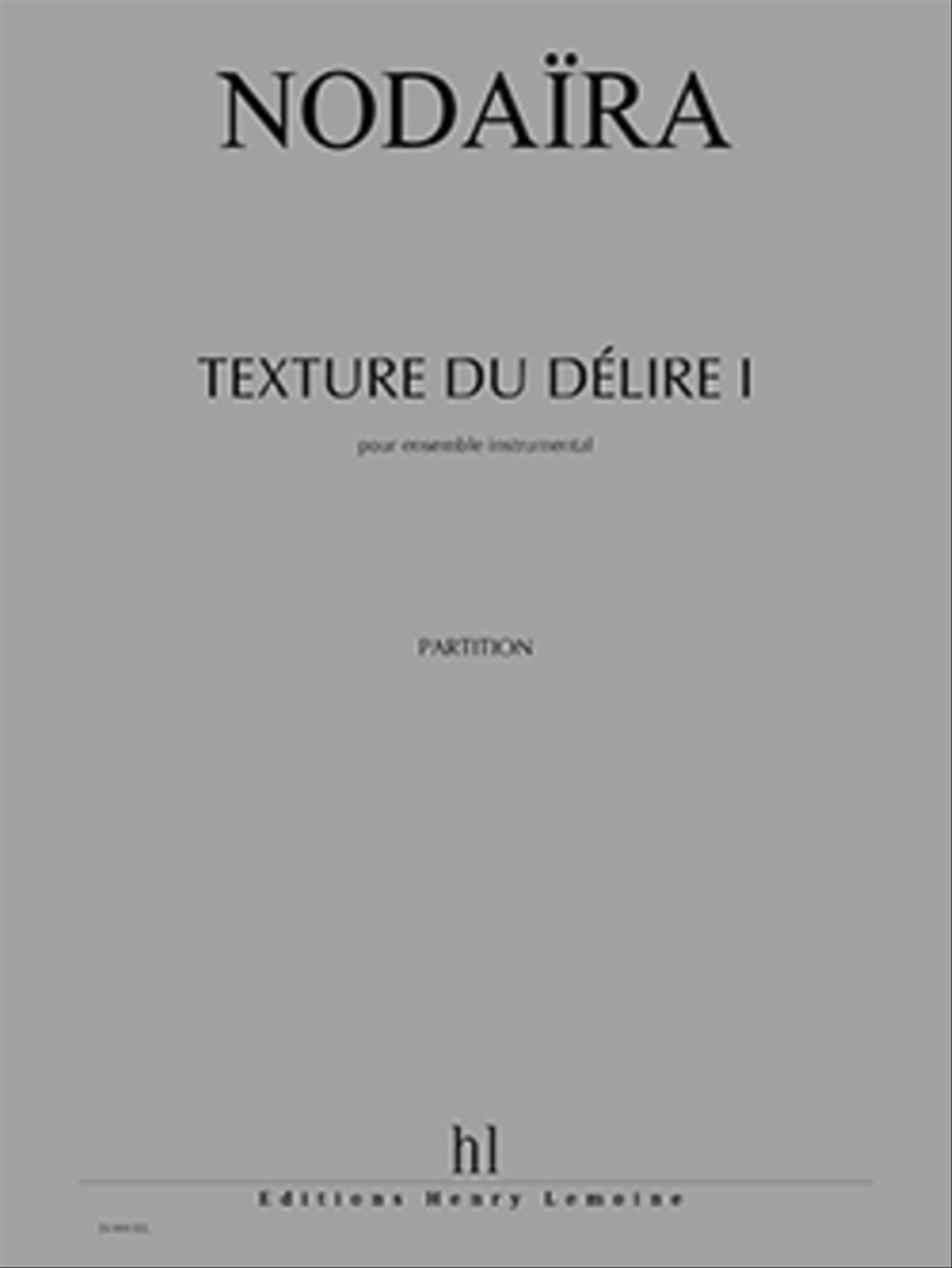Texture Du Delire I Score scores gallery preview page 1
